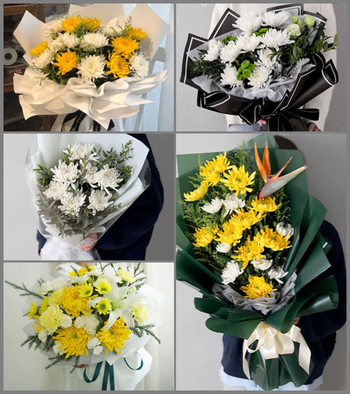 河南南阳社旗县晋庄镇后曹村白事花束代送